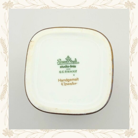 Vintage Rosenthal Porcelain Vase – Hand-Painted & Signed by H. Dressler - Picture 3 of 3